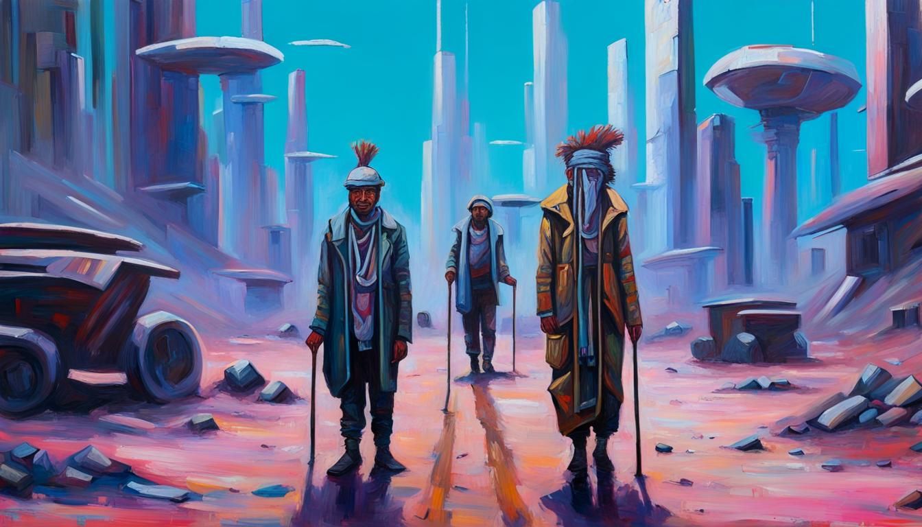 Portraits of post-civilization tribe leaders