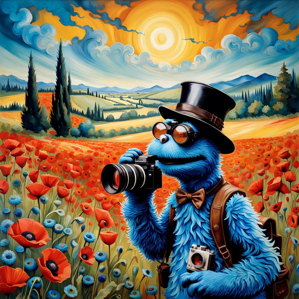 Cookie Monster Photographer
