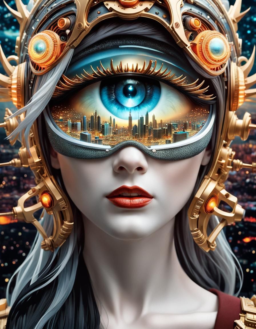 City in the Eye Surrealism