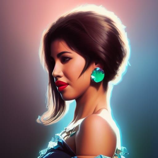 Selena Quintanilla Side View