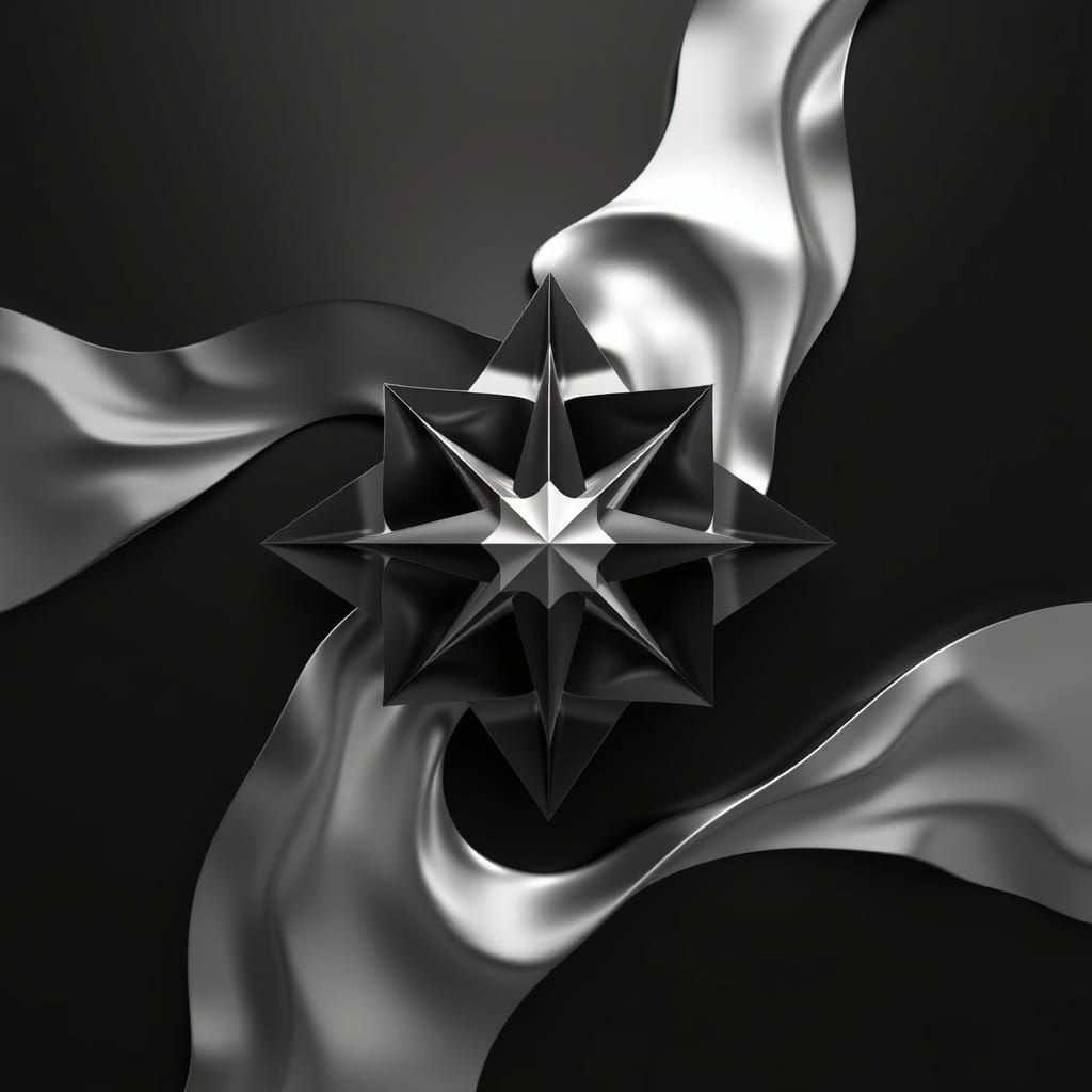 Luminescent Silver Resplendence in Sacred Geometry