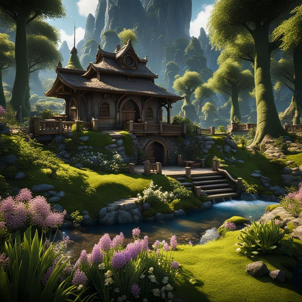 Bedroom Rendered with 3D Game Cinematic Feel