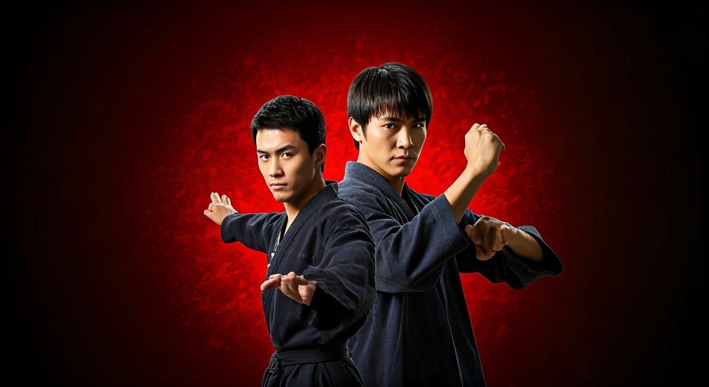 Fictional Martial Arts Adventure DVD Cover Design