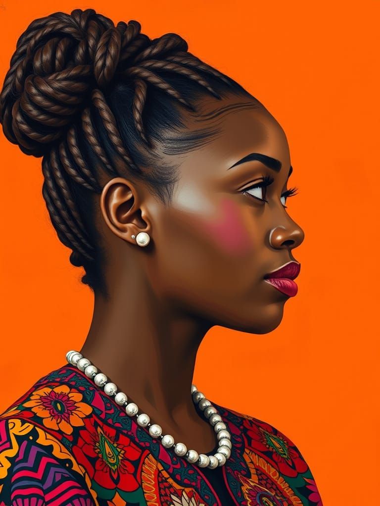 Contemplative Portrait in Contemporary Style