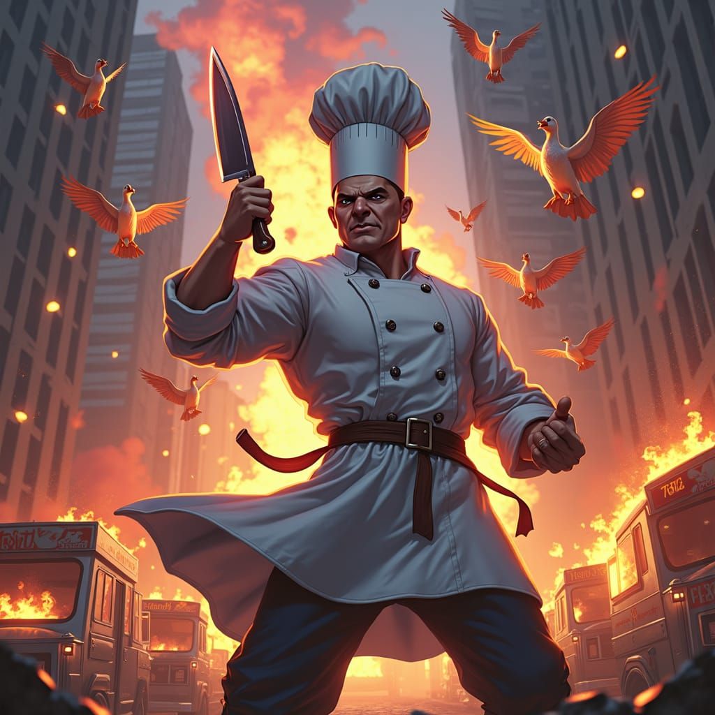 Heroic Chef Defies Corporate Oppression in Dark Fantasy Real...