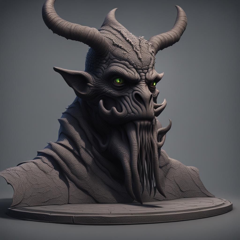 Cthulhu Rendered in Unreal Engine