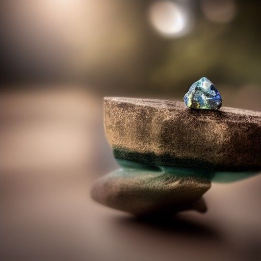 Gemstone Shimmers in Natural Light