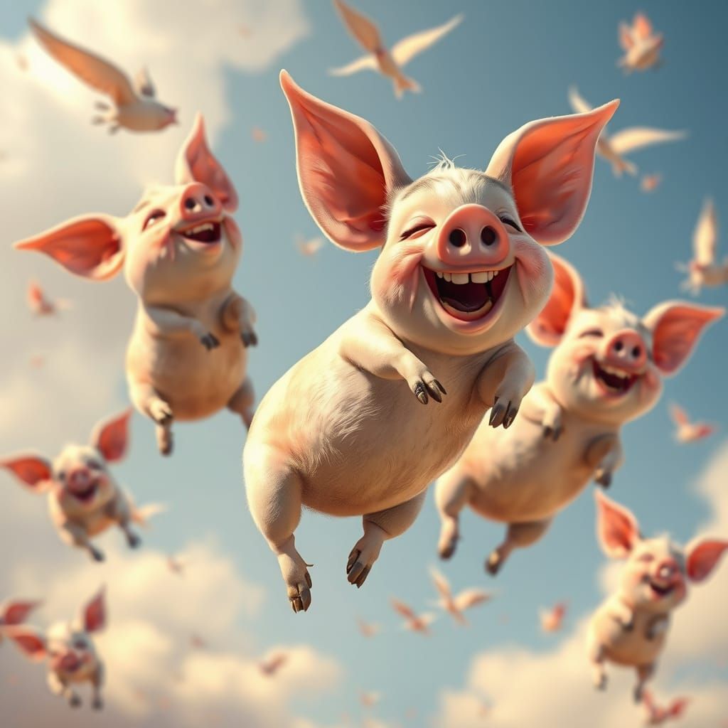 When pigs fly