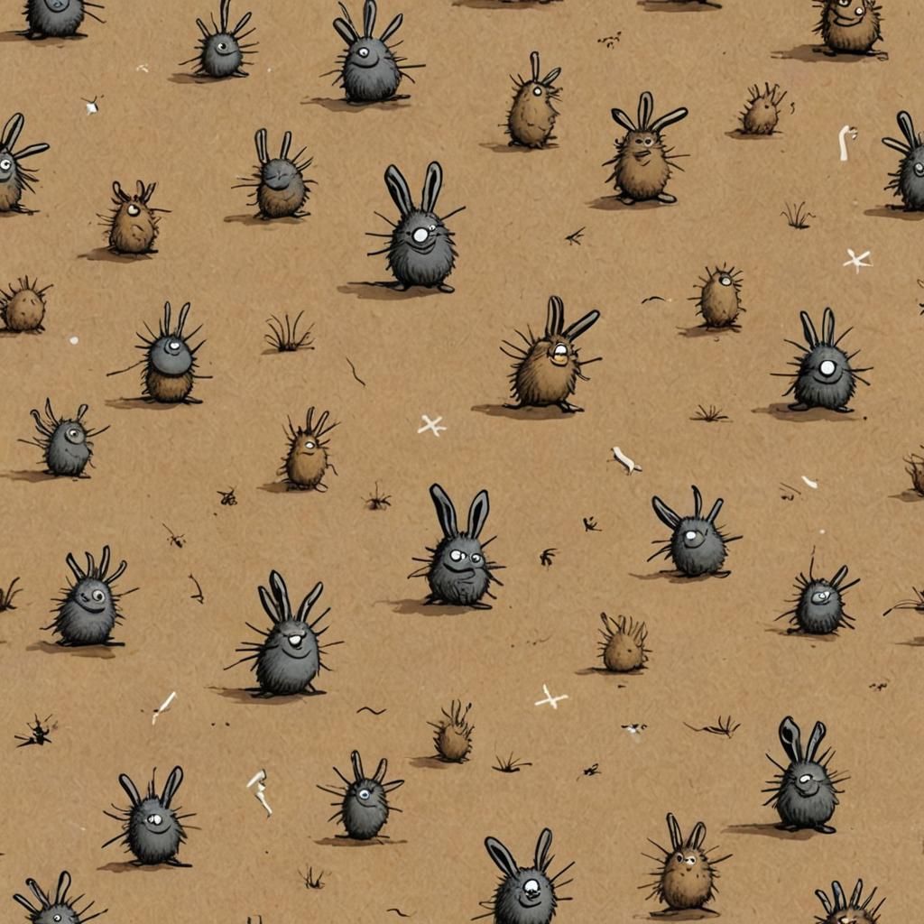 Dust Bunnies' Adventure Under the Bed