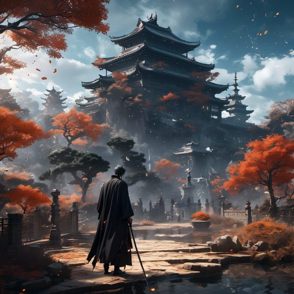 Ichigo Kurosaki's Combined Powers: Digital Matte Painting