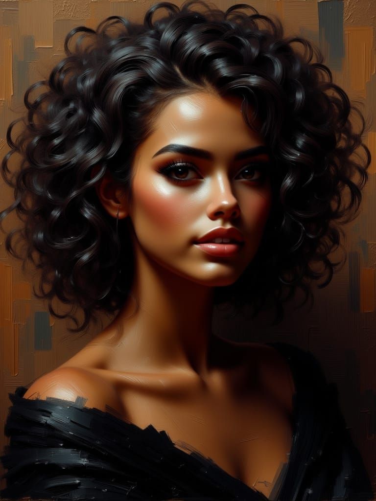 Chiaroscuro Portrait of Ghaja Millieu