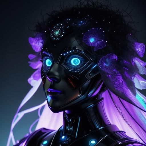 Creepy Cutting Edge Technology in Oil and Shadows