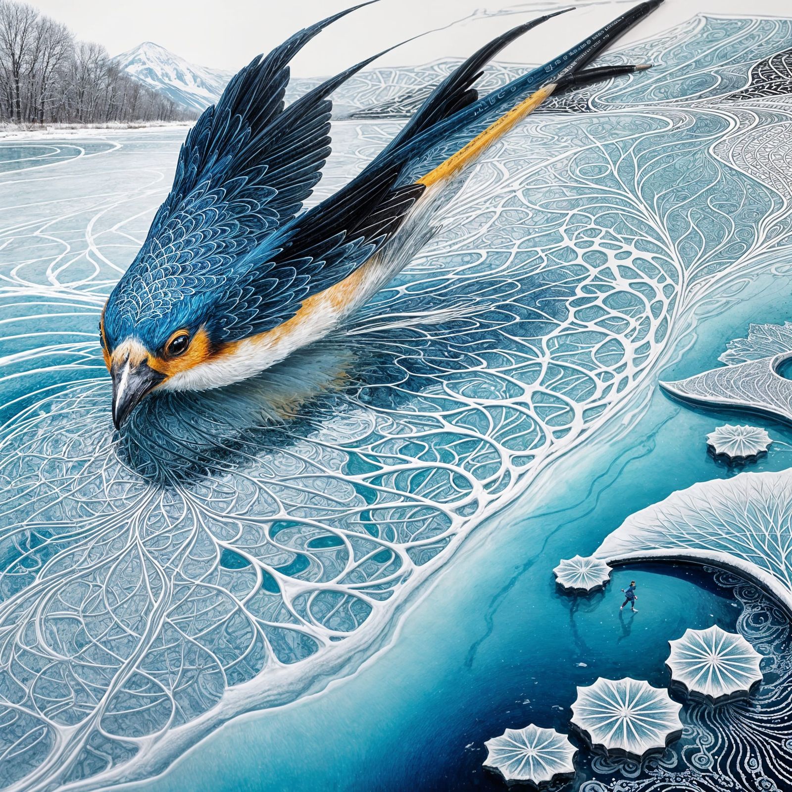 Crimsonazure's Dreamscapes: Introspective Zentangle Masterpi...