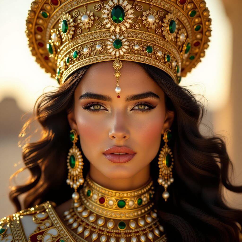 Achnaton: Golden Sun God Portrait