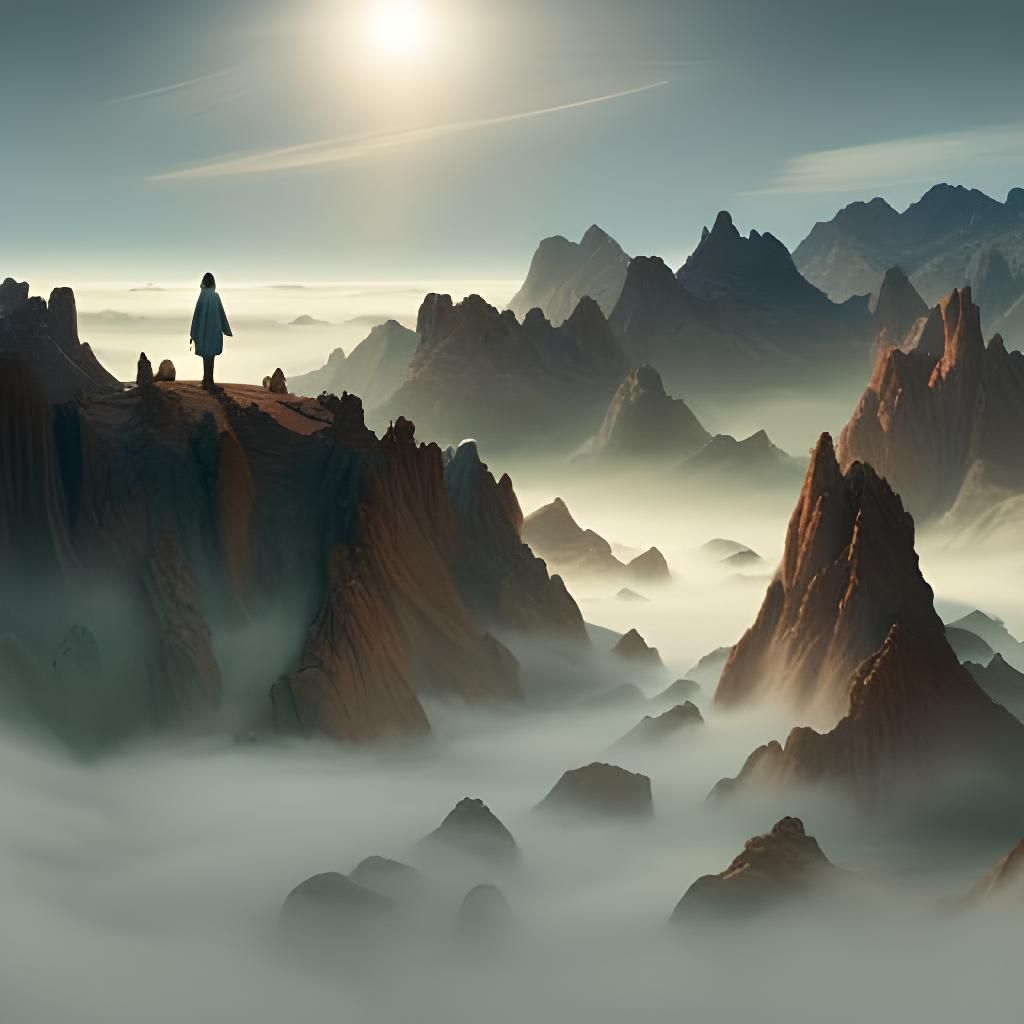 Hyperspace Travel in Surreal Chromatic Aberration