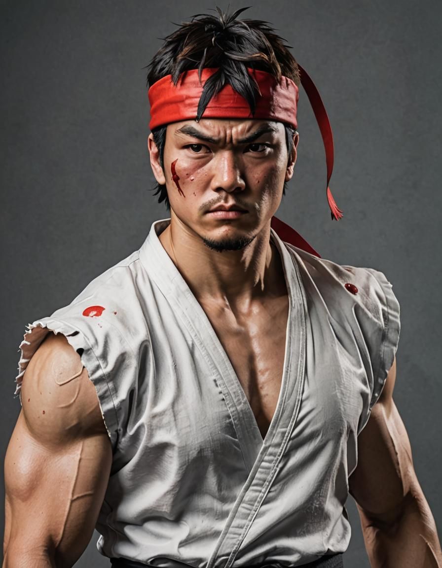 Tim Pool as Ryu in Street Fighter Style