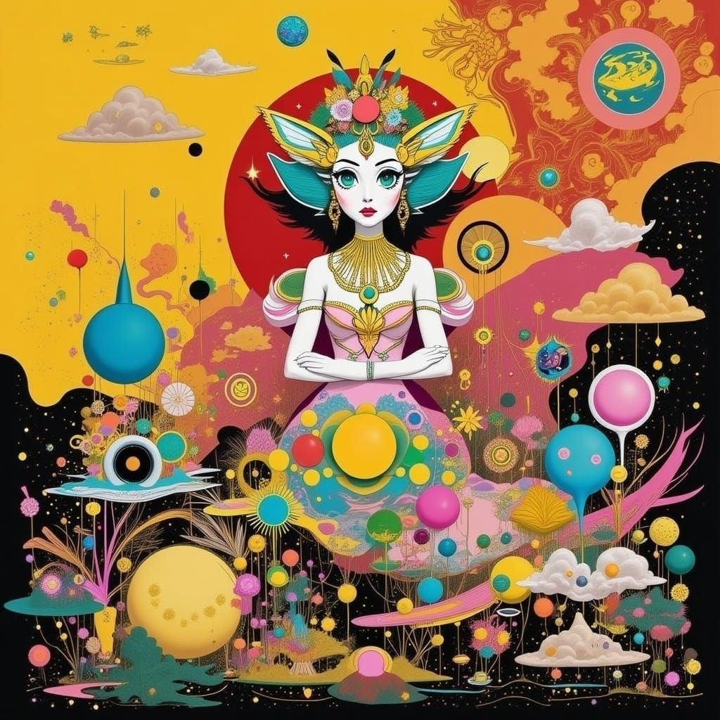 Galactic Beige Chinese Dragon