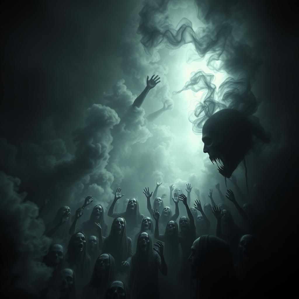 Tormented Souls Swirling in a Dark, Moody Atmosphere