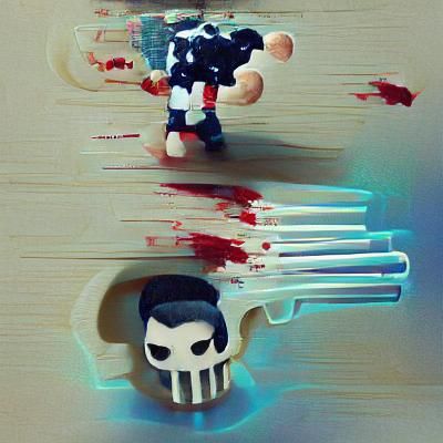 The Punisher: Vigilante Justice in Monochrome