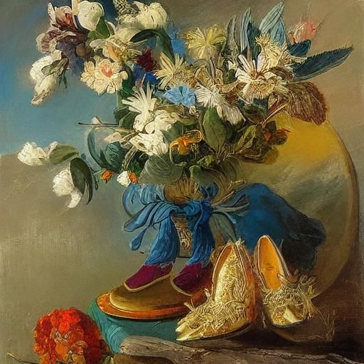 Moose in Shoes: Whimsical Art Inspired by Masters