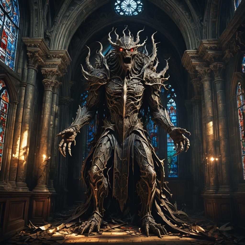 Monstrous Creature Emerges in Haunted Church