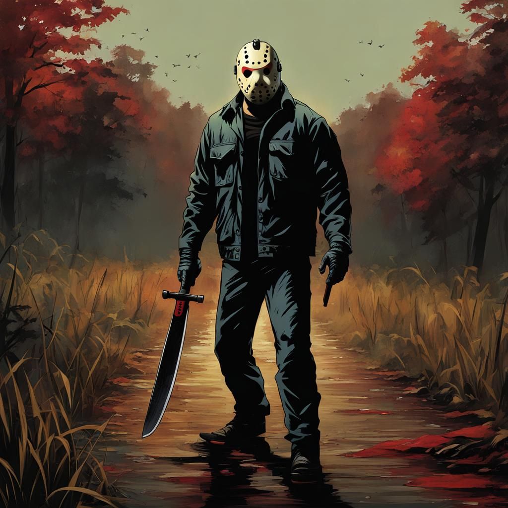 Jason Voorhees Full Body Horror Icon