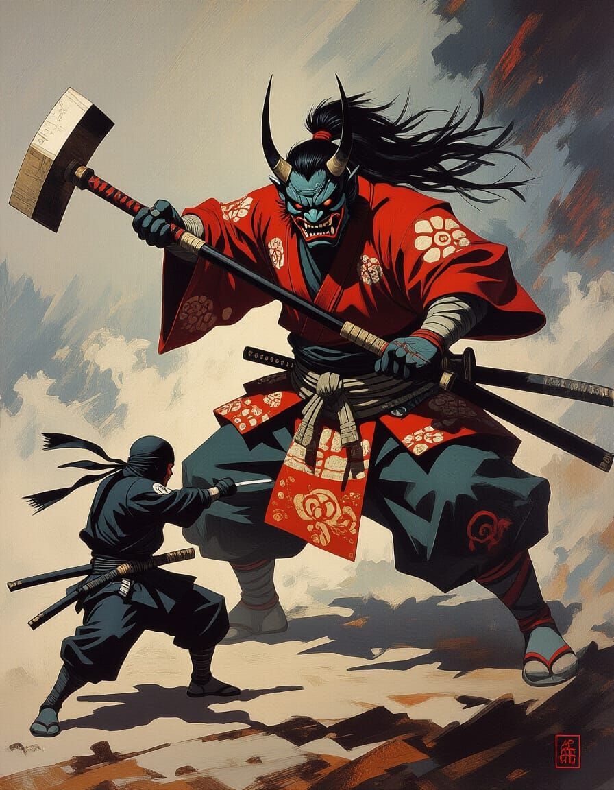 Oni Demon vs Shinobi
