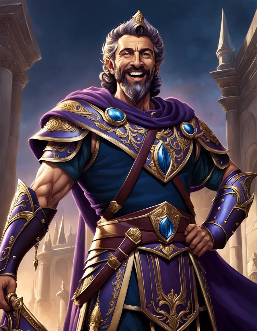 Elven Emperor Warrior King in Roman Style