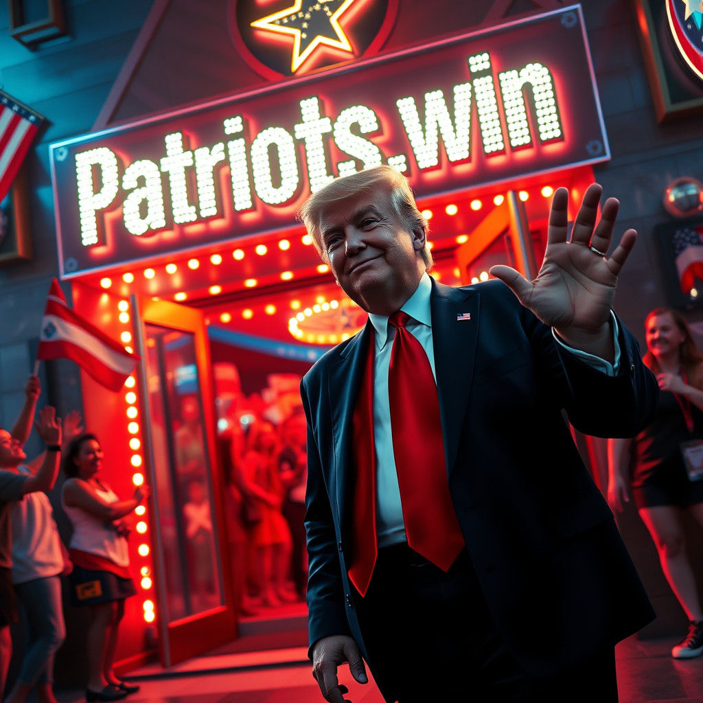 Trump Invites You to Patriots.win Nightclub