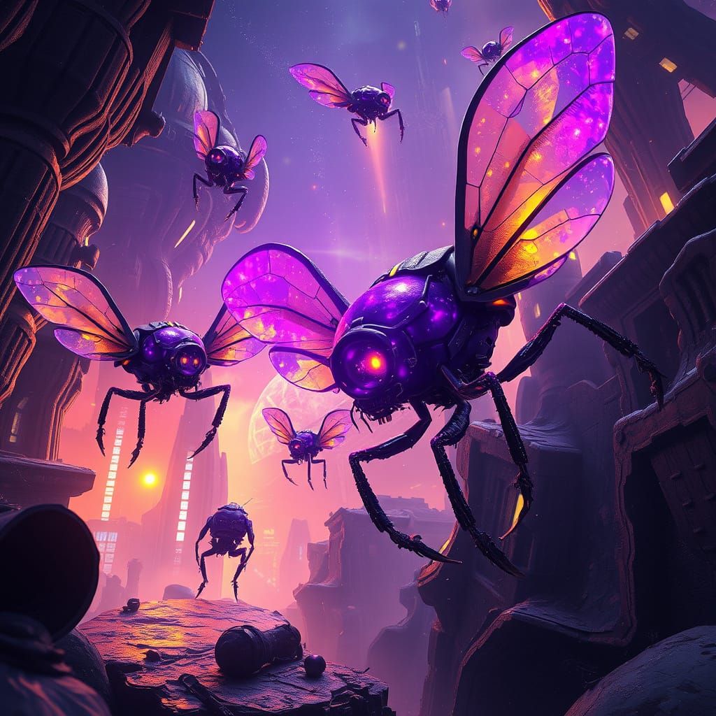 Dark Fantasy Spacebugs Masterpiece