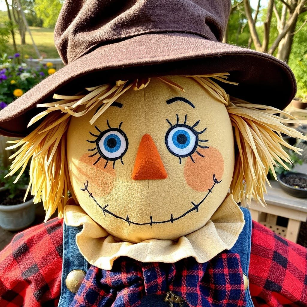 Pleased Scarecrow Generated by AI