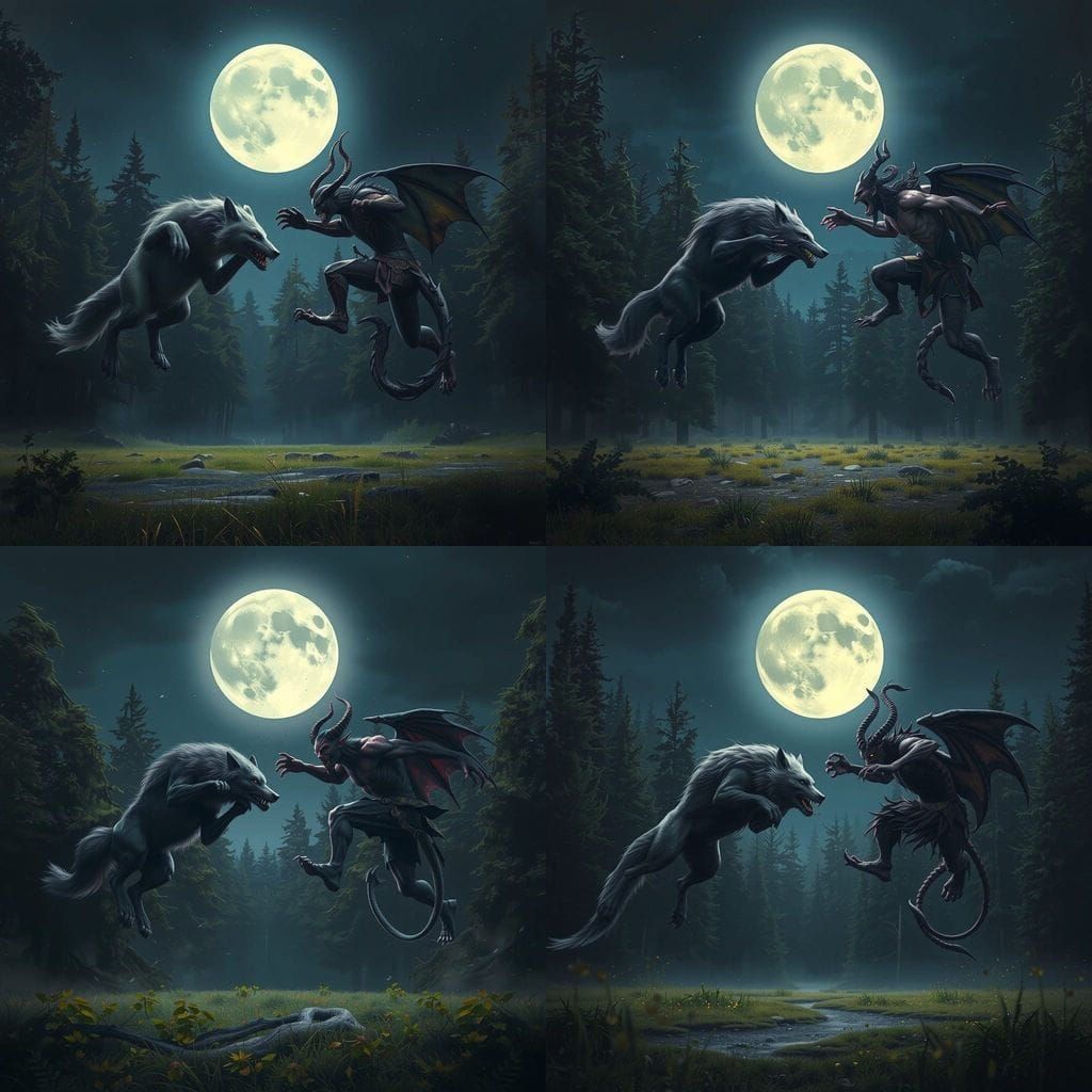 Werewolf vs demon