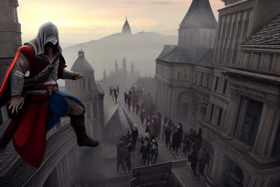 Stylized Assassin's Creed Character