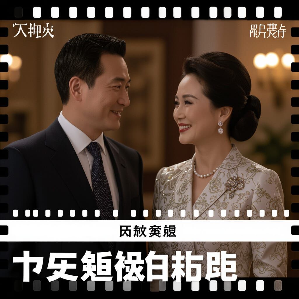 Museum Director and Peng Liyuan: A Cinematic Still