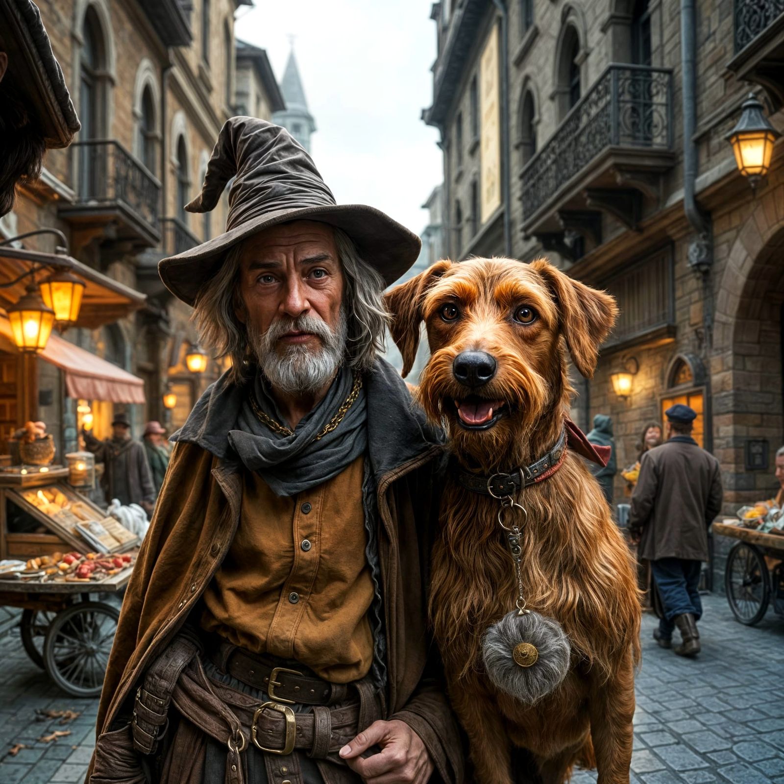Discworld's Rincewind and Gaspard in Photorealistic 3D