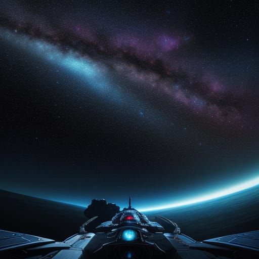 Hedgehog Space Crew Navigates Through the Stars