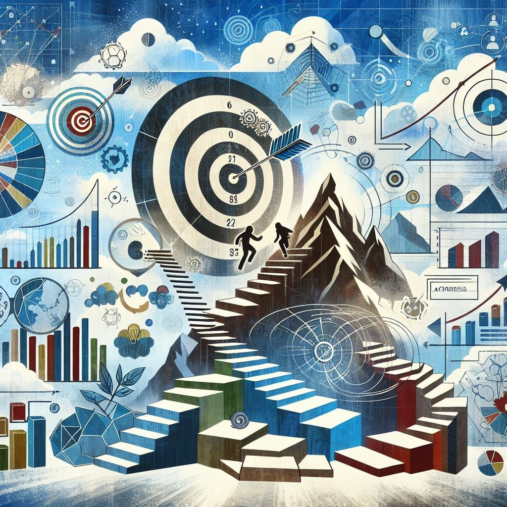 Abstract Art of Aspiration and Achievement