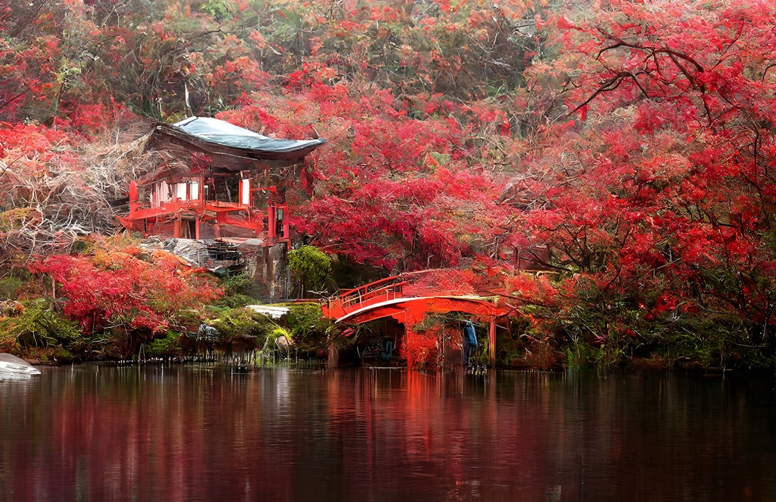 Colorful Japanese Forest