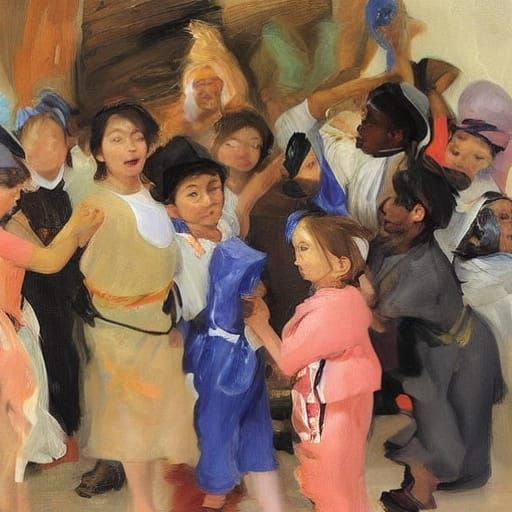 Feline Fury Ignites Hall with Fiery Chaos