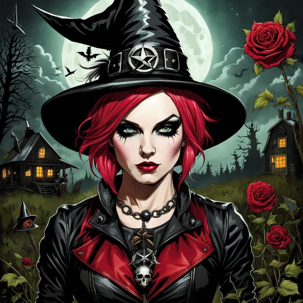 Wonderland Cottage Witch Punk Fusion