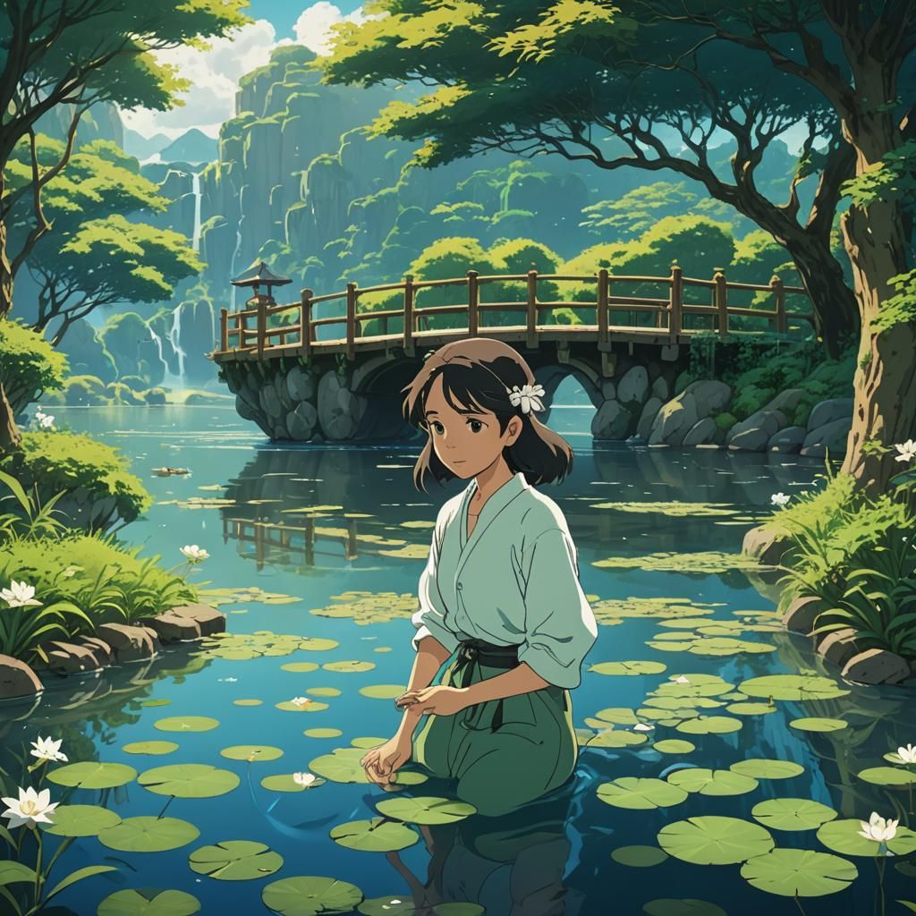 Jasmine on Water: Anime Key Visual
