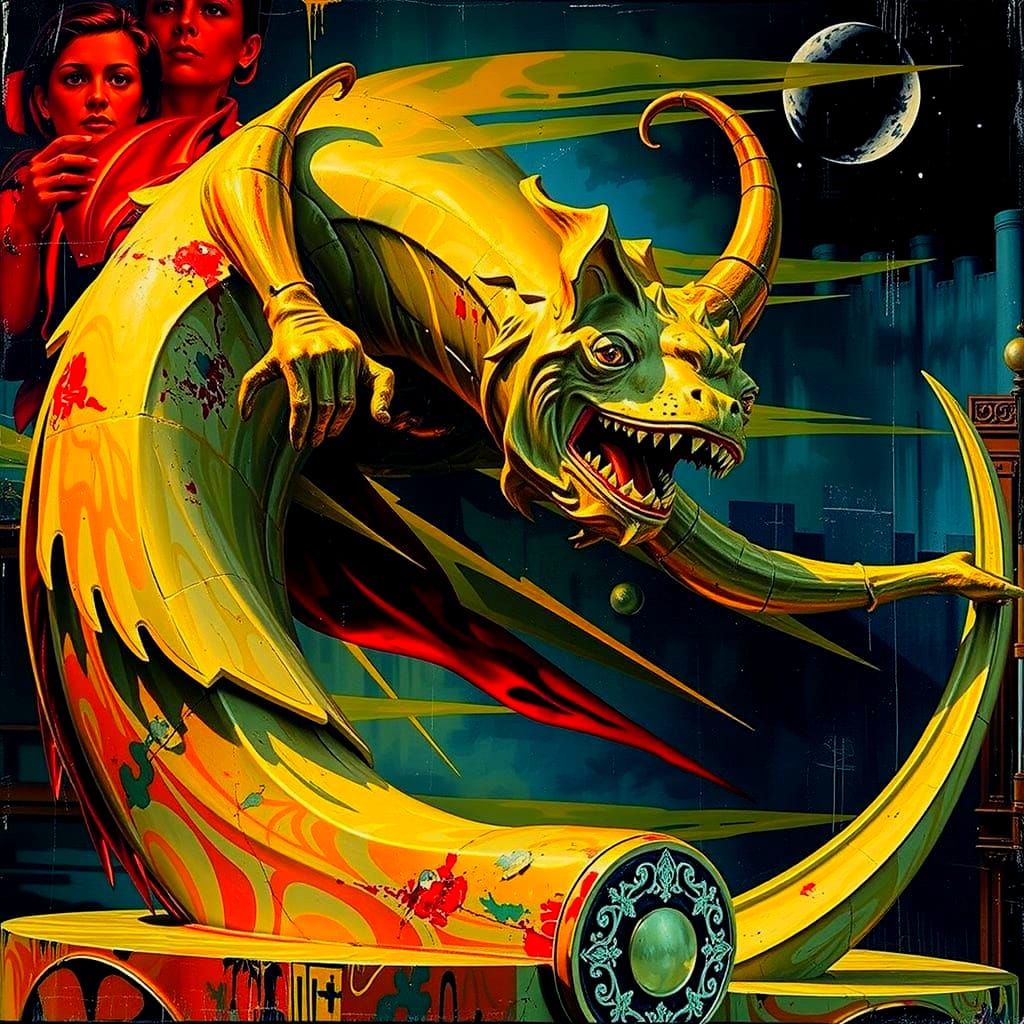 Hyperrealistic Sculpture With Dynamic Lighting