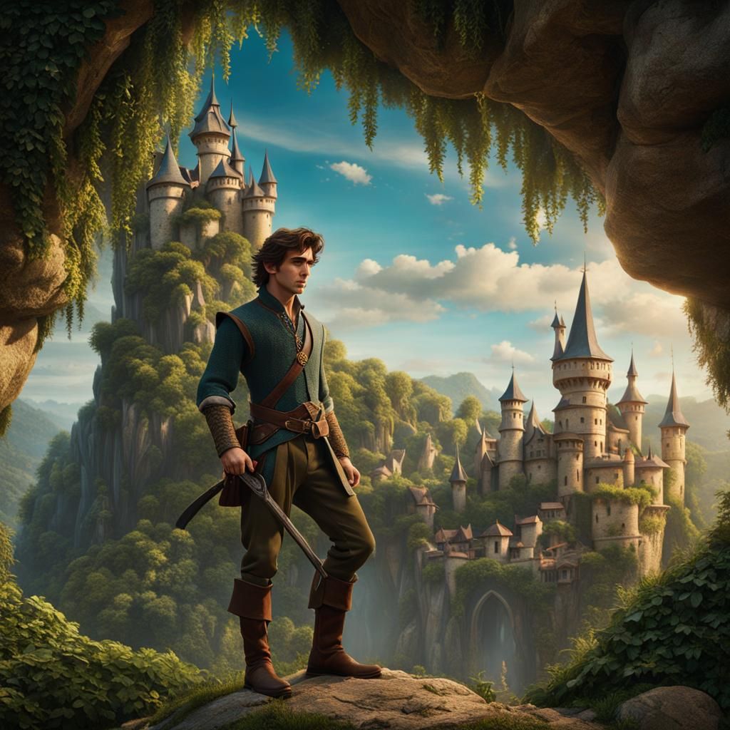 Timothee Chalamet as Flynn Ryder in Tangled 240120E