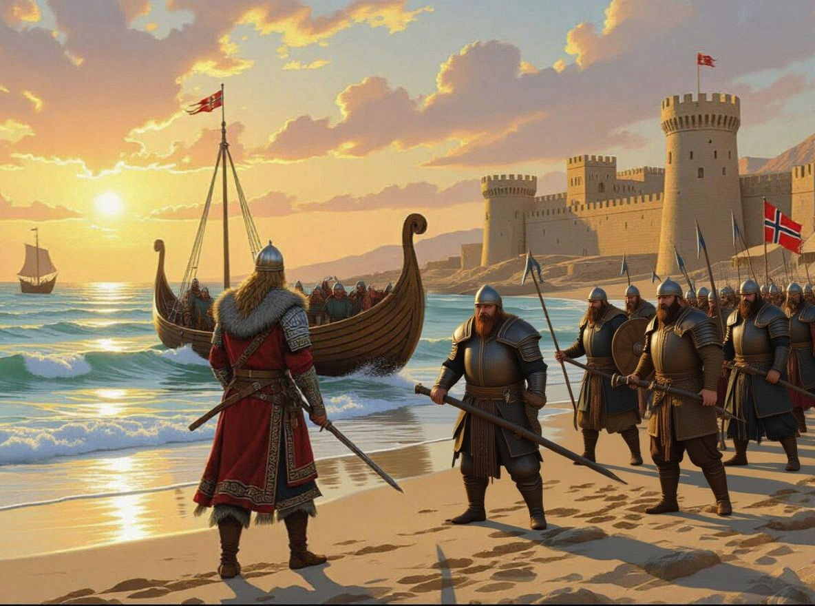 King Sigurd's Crusade: Vikings Arrive in Holy Land