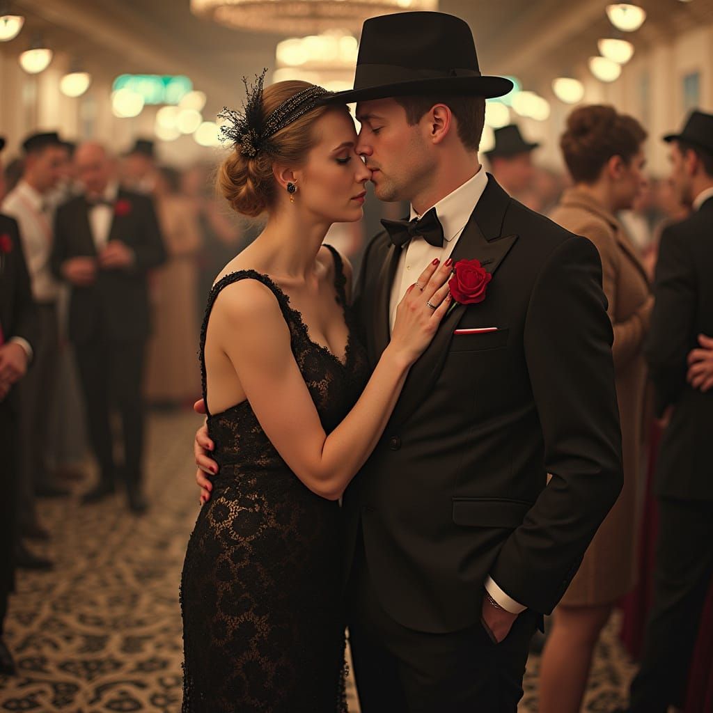 Vintage Gatsby Era Art Deco Dreamscape