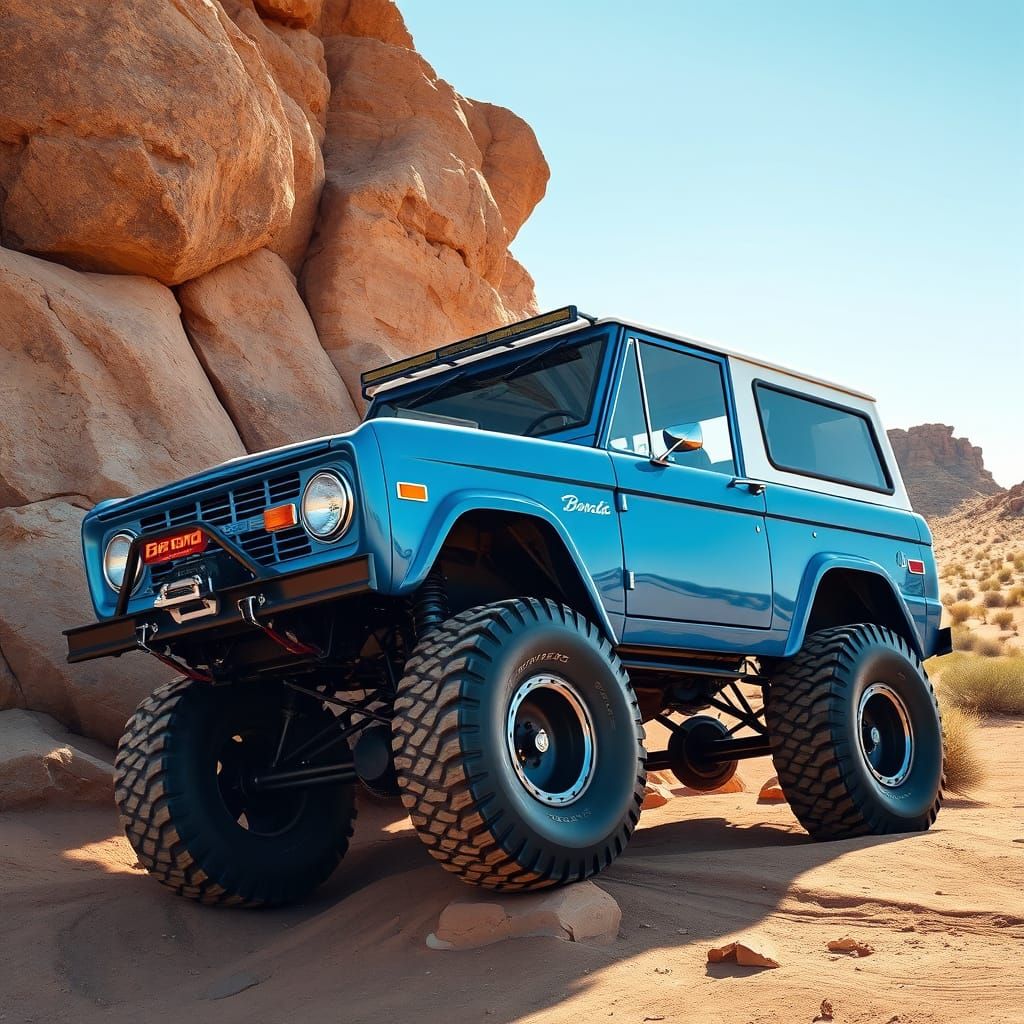 Rugged 1969 Ford Bronco Conquers the Desert in a Futuristic ...