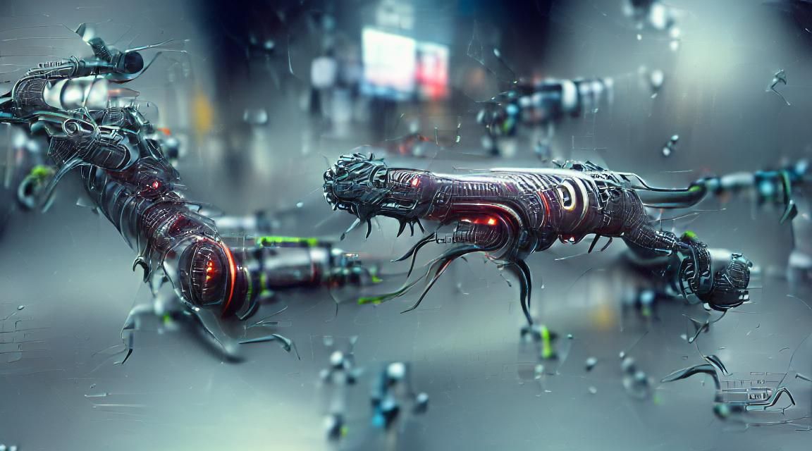 Shinobi Bioweapon in Stasis Chamber: Biopunk Concept Art