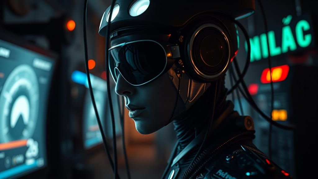 Hyper-Realistic H.R. Giger-Inspired Alien World with Fashion...