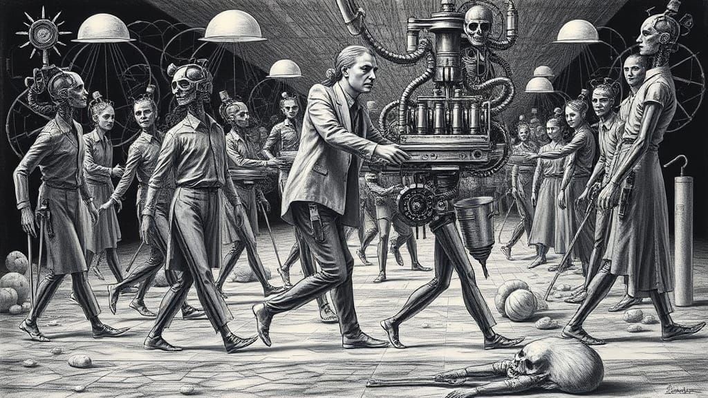 Neuro-linked distopia