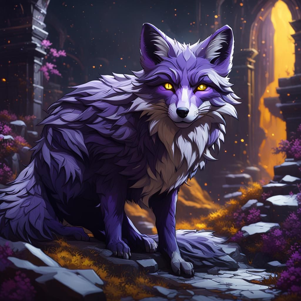 Arctic Fox: Dark Fantasy Concept Art